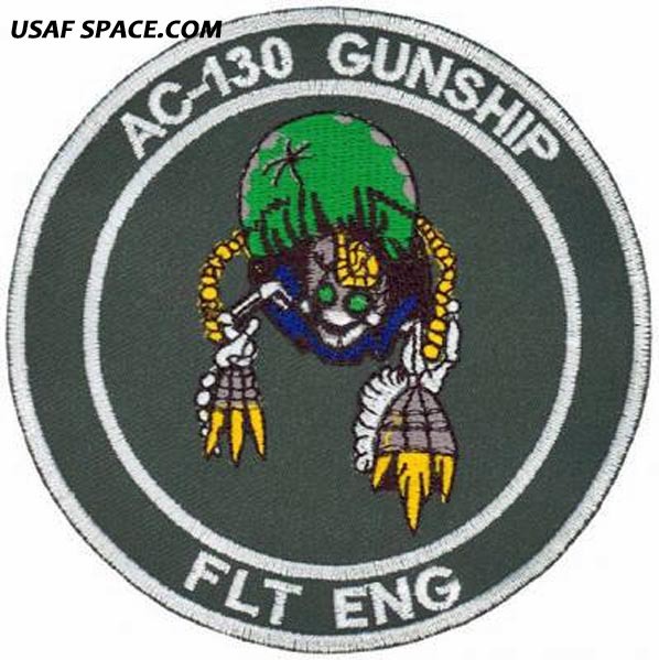 USAF 4th SPECIAL OPERATIONS SQ - AC-130 GUNSHIP - FLT ENGINEER - ORIGINAL PATCH