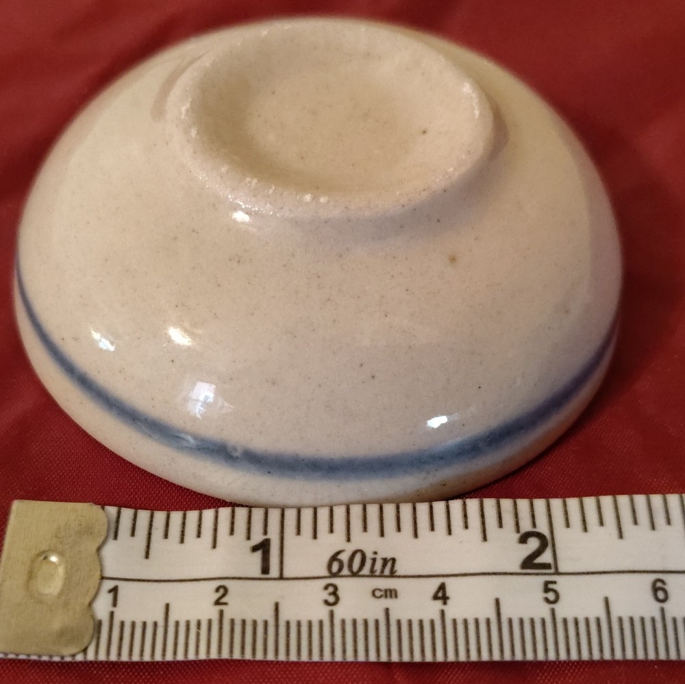 Ceramic Salt Cellar With Tiny Wooden Spoon