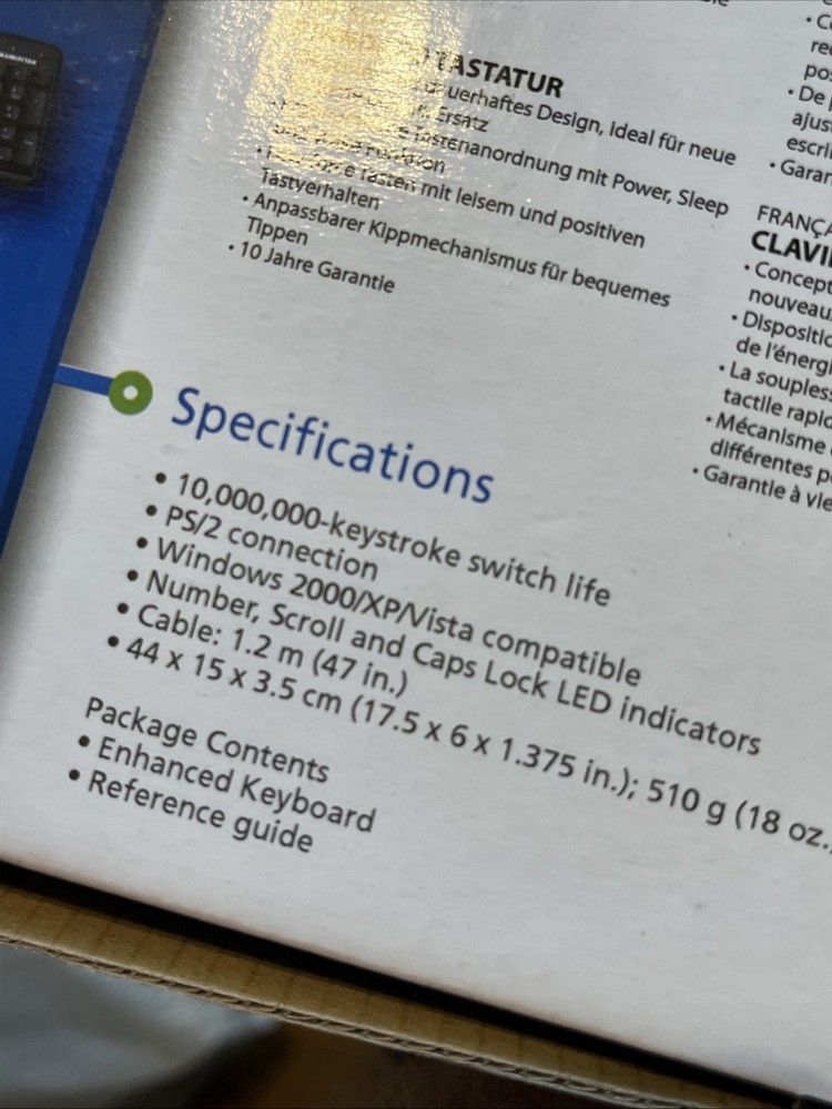 Manhattan Enhanced Keyboard 173599 - PS2