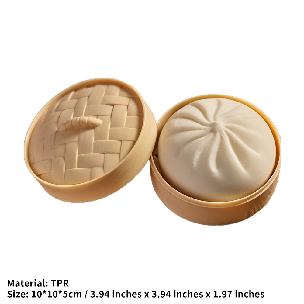 New Five Below Surprise Squishy Dumpling Bun Glitter Rare Toy Collectible