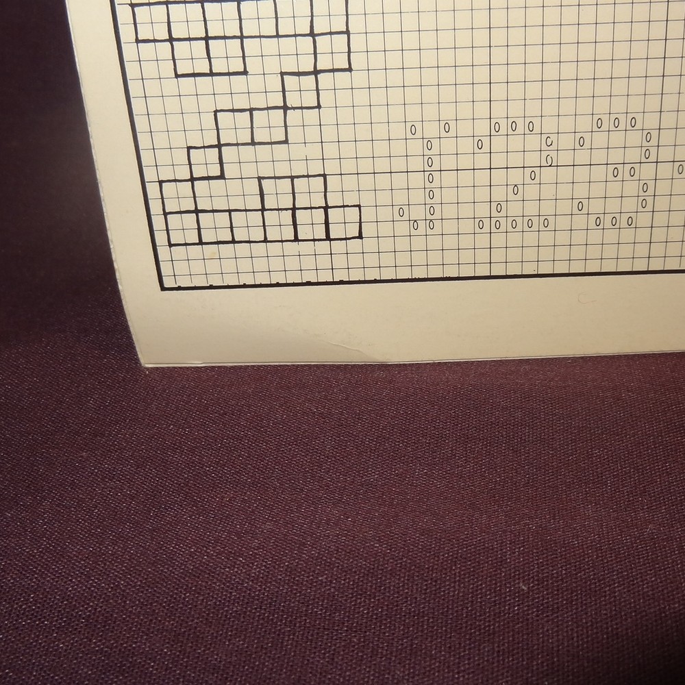 "17th Century Bookmark - Chatelaine" Needlework Pattern Sampler ABC Leaflet 1986