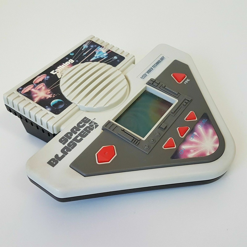 Space Blasters VTech Electronic Hand Held Video Game Talking Vintage WORKING