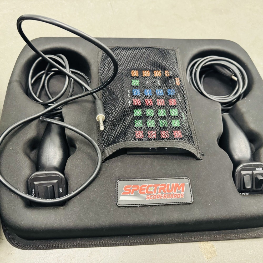 Spectrum Scoreboards MSX5 Controller / Multiple Sports W/ Extra Pad & Hard Case