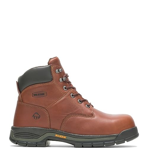 Men's Harrison Lace Up 6 " Work Boot 10.5 Brown