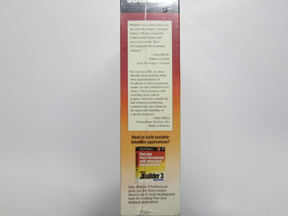 Borland JBuilder 3 Standard For Windows 95 98 NT