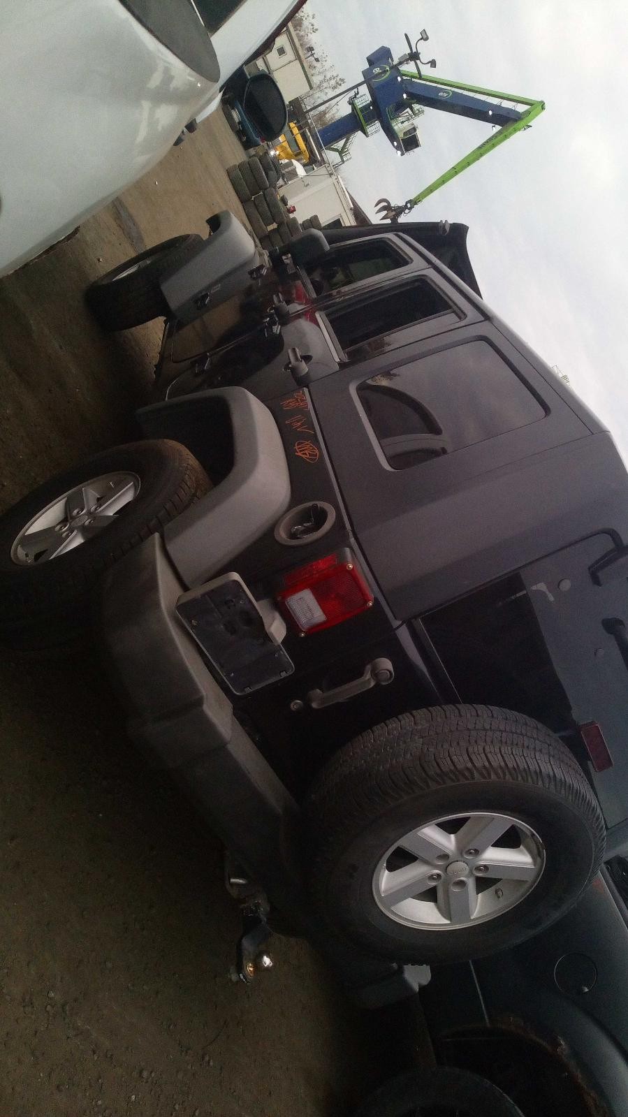 2008 Jeep Wrangler Roof Assembly Black Good Condition 335339 NJ25-22868-576144