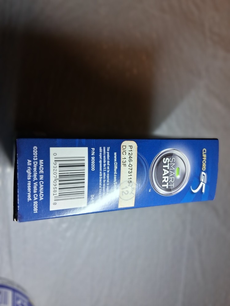 CLIFFORD G5 909200 SMARTSTART INTERFACE