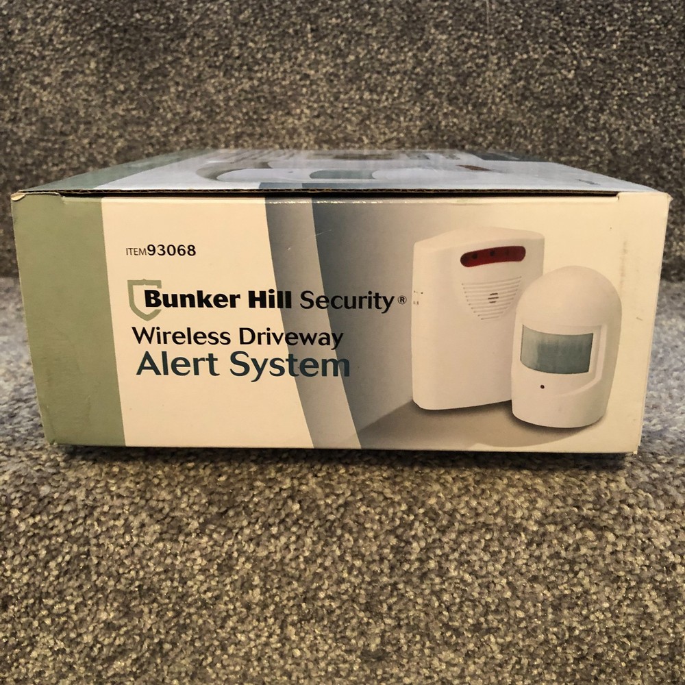 Bunker Hill Security Wireless Driveway Alert System Model 93068 Range 400 Ft