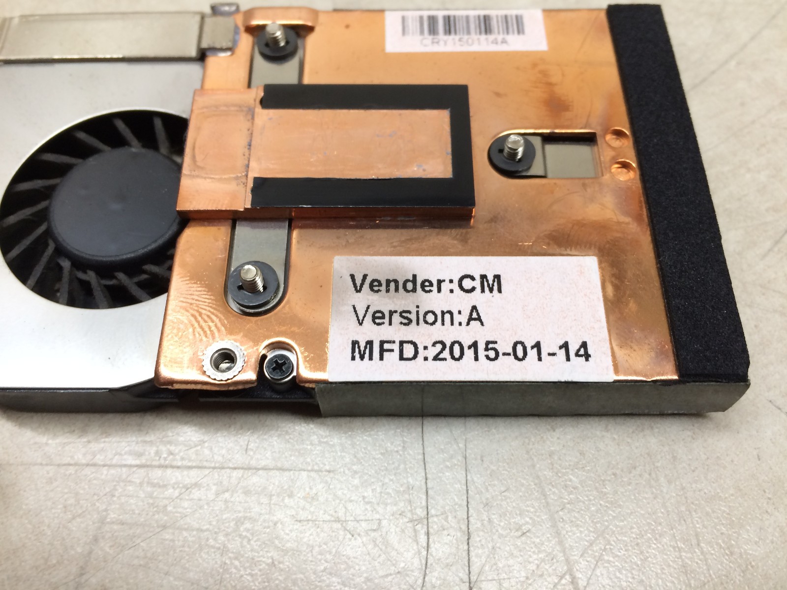 Intel NUC Heatsink / Fan Replacement