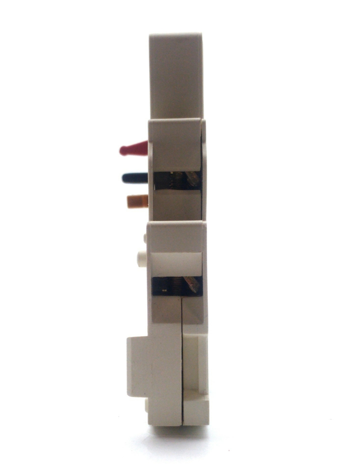 Lot of 2 Schneider Electric GVAD0110 Auxiliary Contact, 2-Pole NO/NC, 690VAC 6A