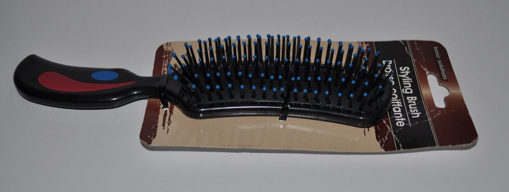 NEW Basic Solutions Styling Brush Plastic - Hard Brissels