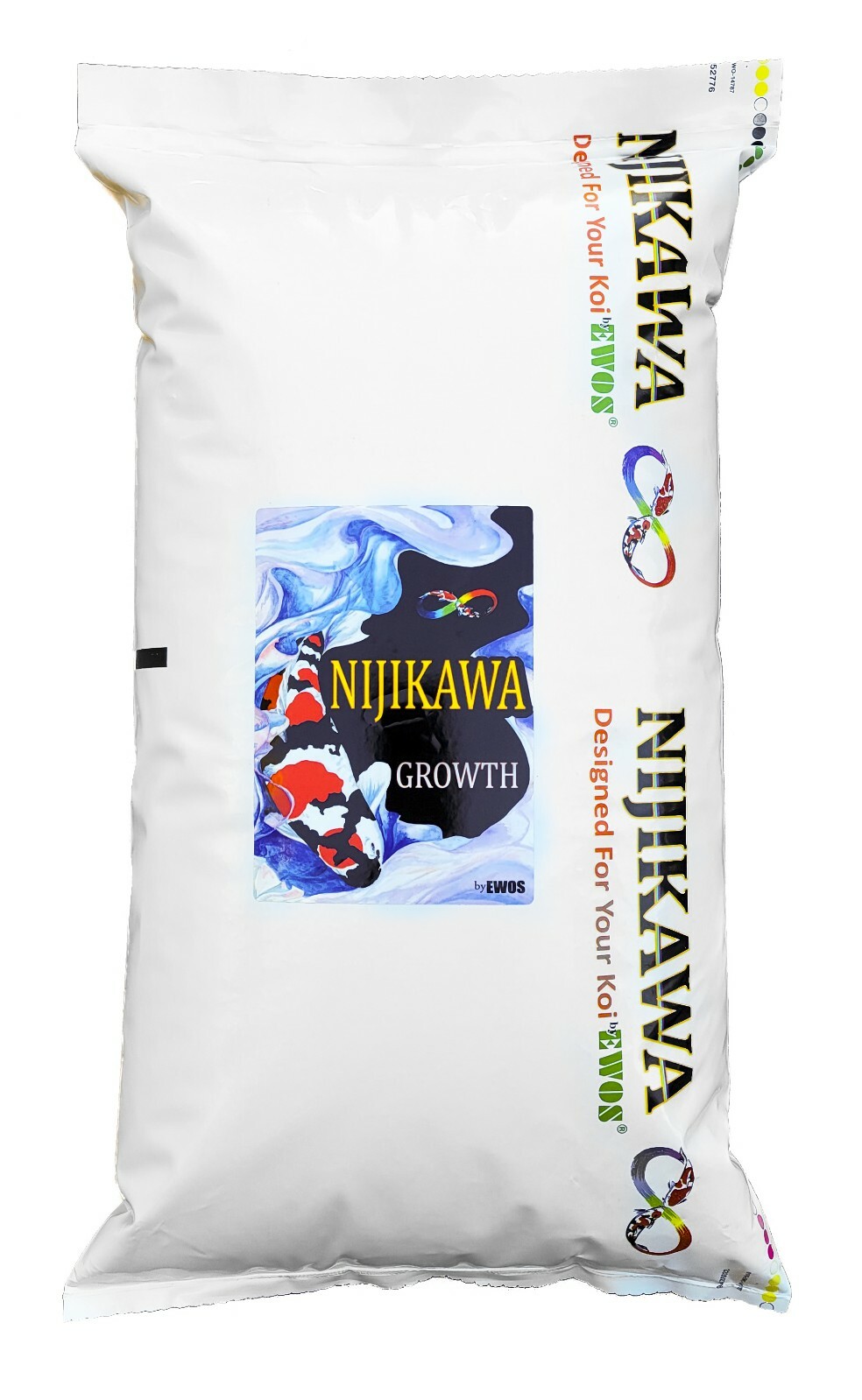 Nijikawa Growth Koi Food by EWOS 15lb 5mm Float NON GMO •Authorized eBay Dealer•