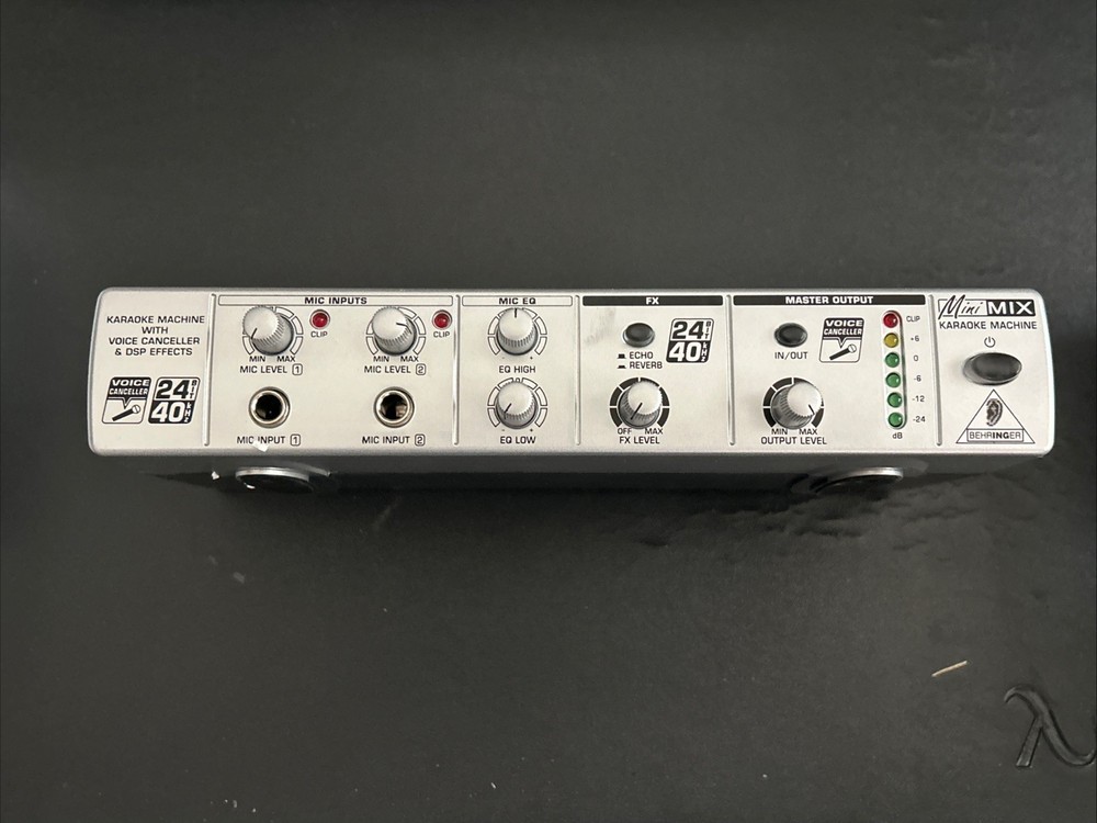 BEHRINGER Minimix MIX800 Ultra-Compact Karaoke Processor W/Voice Cancel & Echo