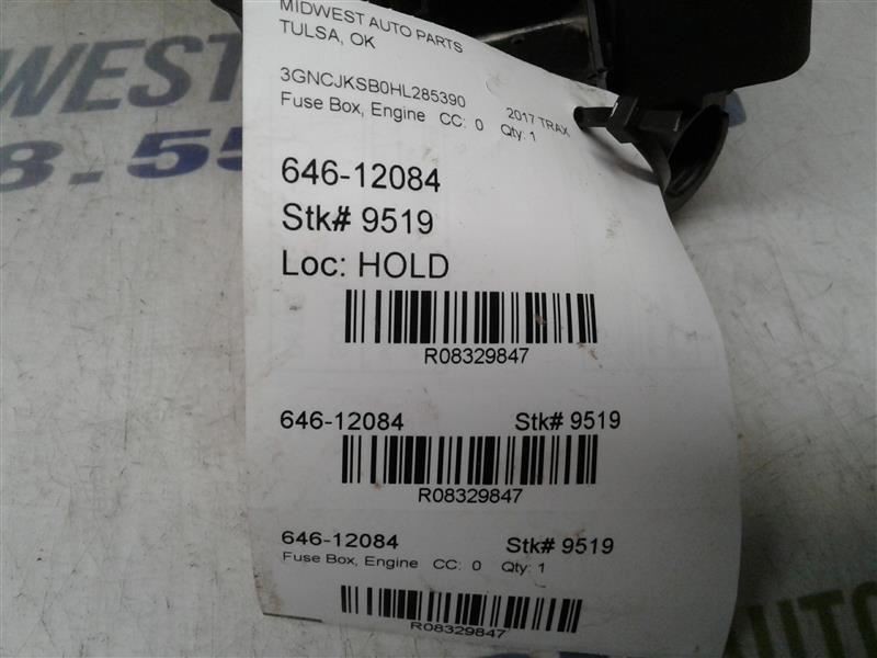 Fuse Box Engine Fits 17 TRAX 8329847