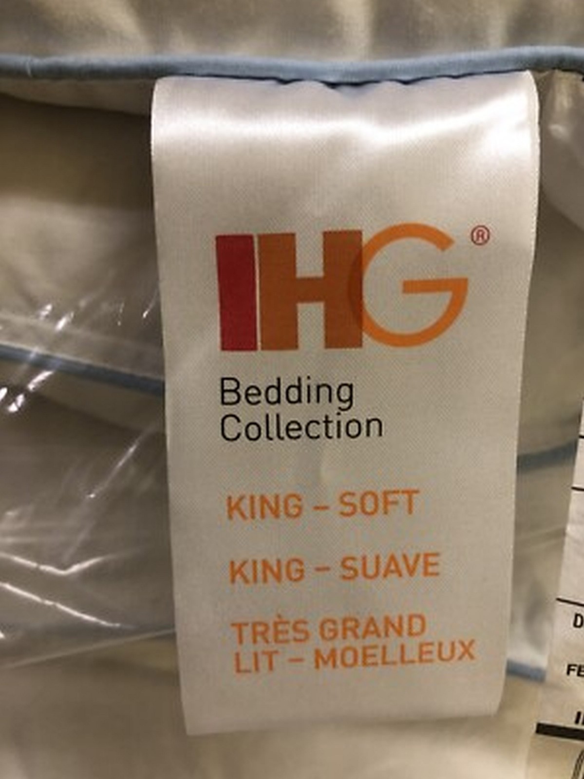 IHG Loves To Be Washed KING SOFT Pillow Featured at IHG Hotels FREE PILLOWCASE