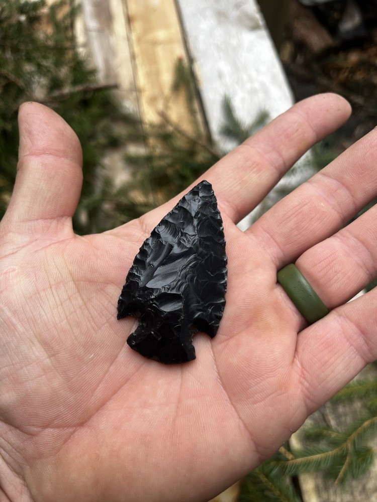 Arrowhead Obsidian Corner Notch