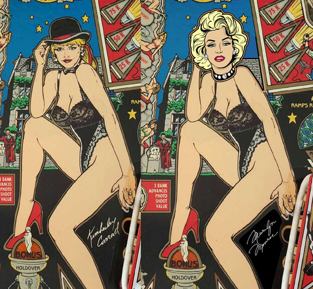 PLAYBOY PINBALL DE Marylin Monroe Edition kit HIGHEST RESOLUTION!!