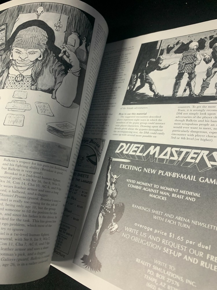 Dragon Monthly Adv. Role-Playing Aid-#93 1985