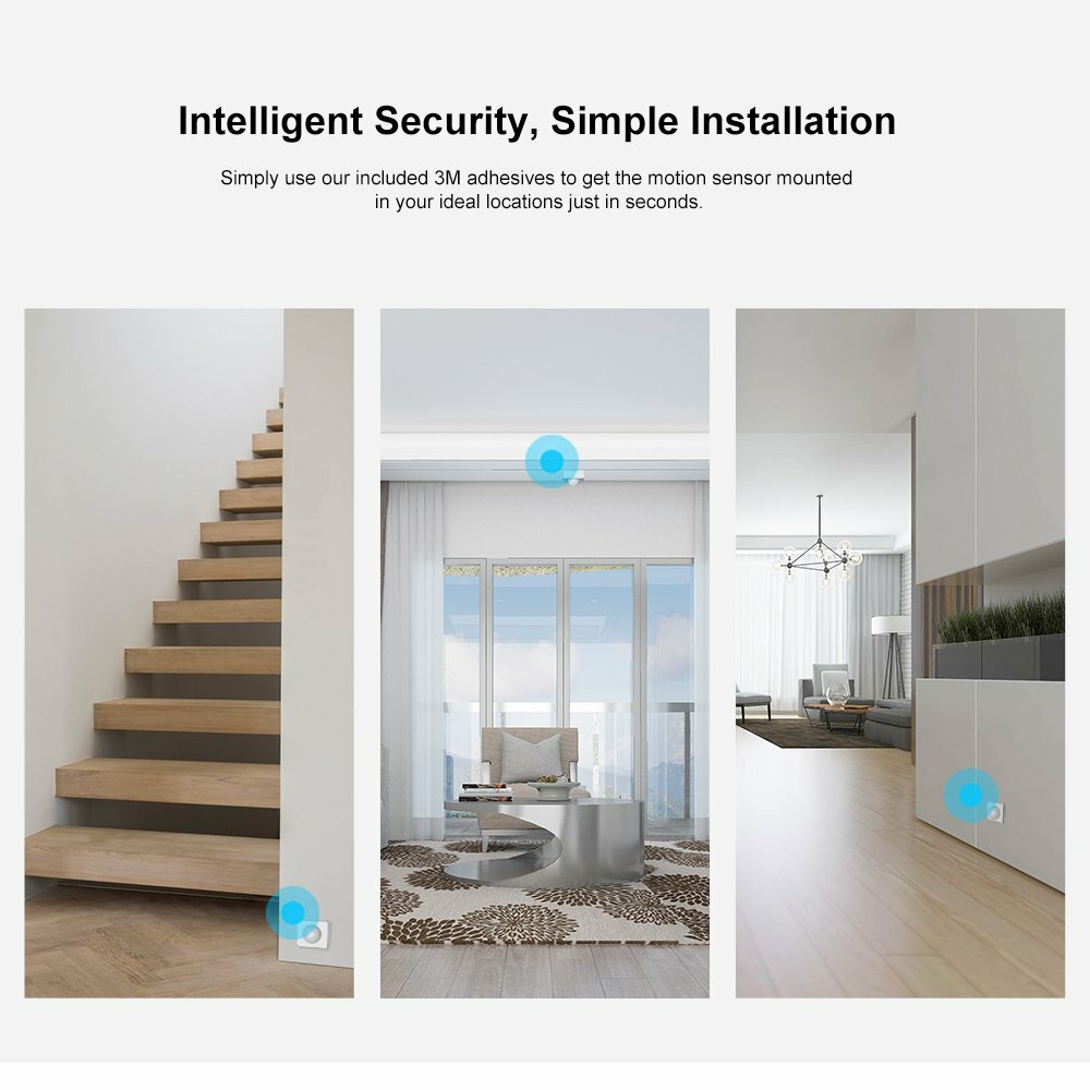 SONOFF SNZB-03 ZigBee PIR Motion Sensor Smart Home Detect Alarms for Android iOS