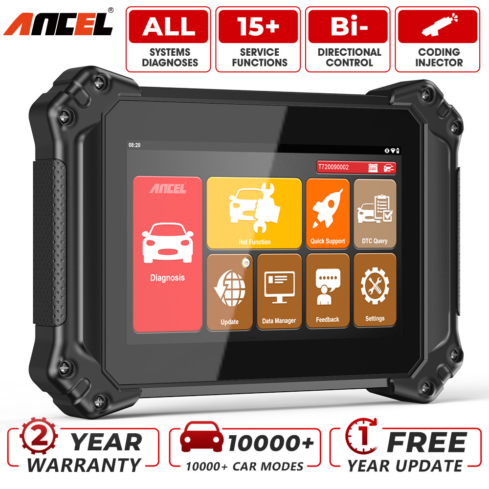 ANCEL V6 Bi-directional Scanner OBD2 Diagnostic Scan Tool Full System Key Coding