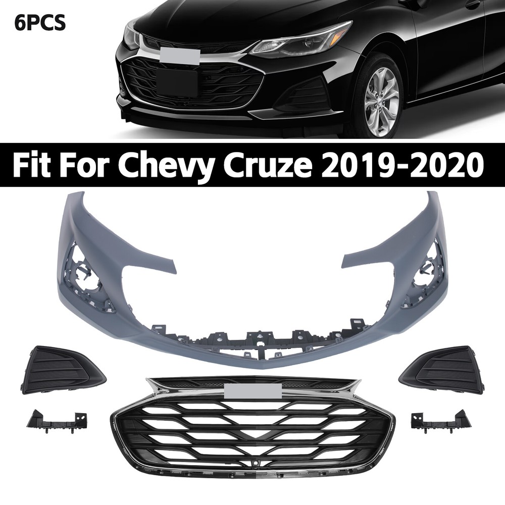 For Chevy Cruze 2019 2020 Front Bumper Kit Assembly