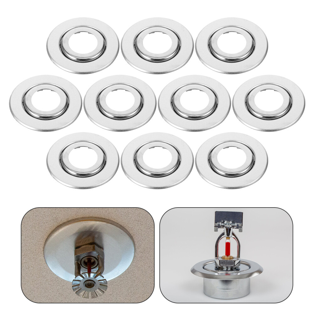 10 Pcs Double Disc Decorative Cover Wall-mounted Fire Sprinkler Protector