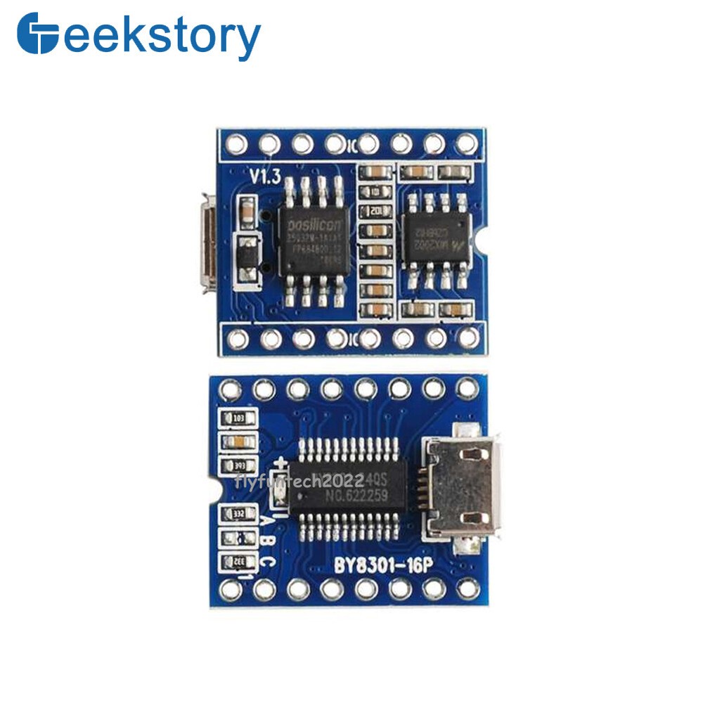 5pcs Voice Module BY8301-16P SSOP24 Audio Serial Voice SPI Flash Module