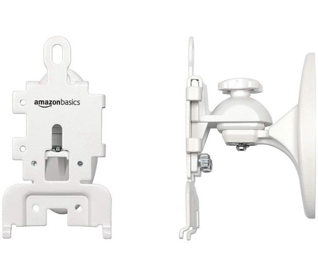 AmazonBasics Wireless Speaker Wall Mounts For Sonos Play Adjustable Play 1&3 New