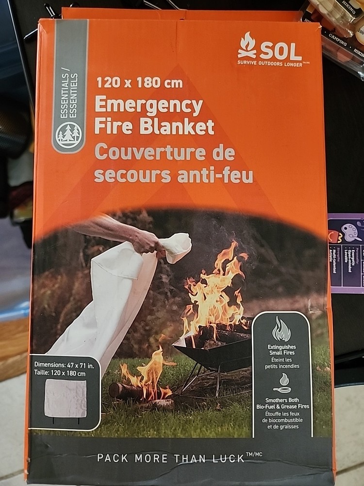 SOL Emergency Fire Blanket: 47 in. x 71 in.