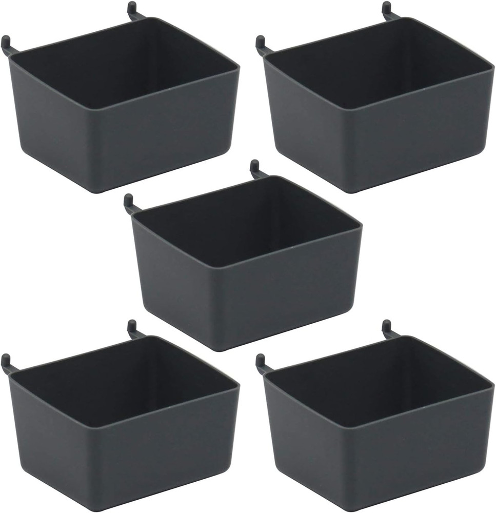 114 Pcs Pegboard Hooks Assortment with Metal Hooks Sets, Pegboard Bins, Peg Lock