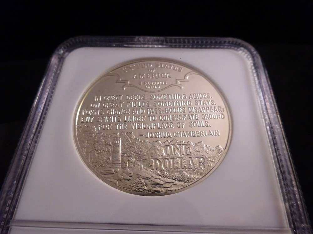 1995-P Civil War 90% Silver Dollar NGC MS69
