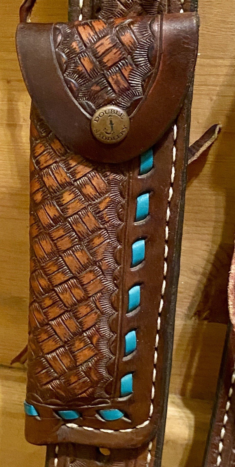 Double J Saddlery Western Saddle Back Billets + Flank Cinch BuckstitchHolder USA