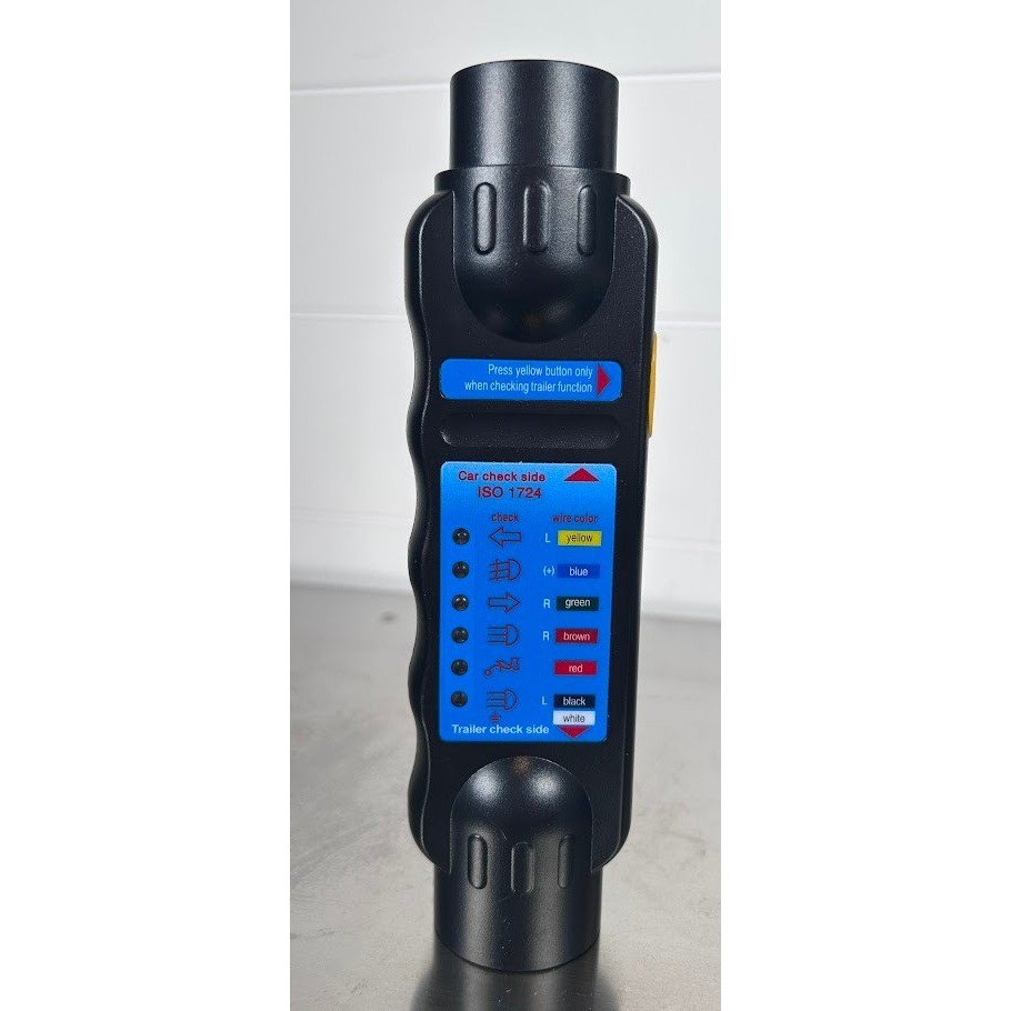 Trailer Light Tester 7-Pin Towing Socket Plug Wiring Circuit Diagnostic
