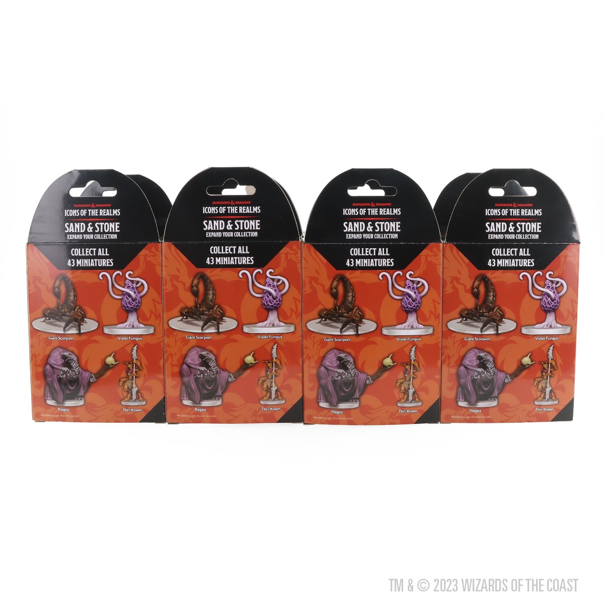 D&D Icons of the Realms Sand & Stone 8 ct Booster Brick