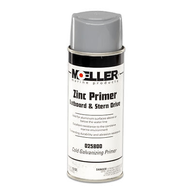 Moeller 025800 Zinc Cold Galvanizing Primer, Gray