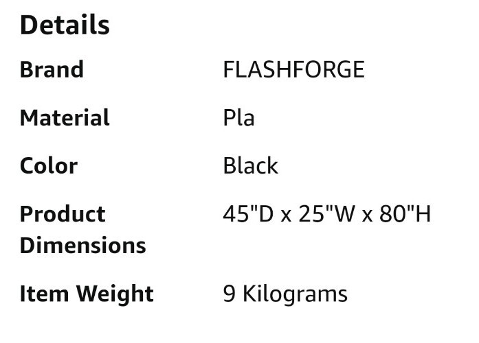 Flashforge Adventurer 3 3D Printer with Removable Nozzle - Black