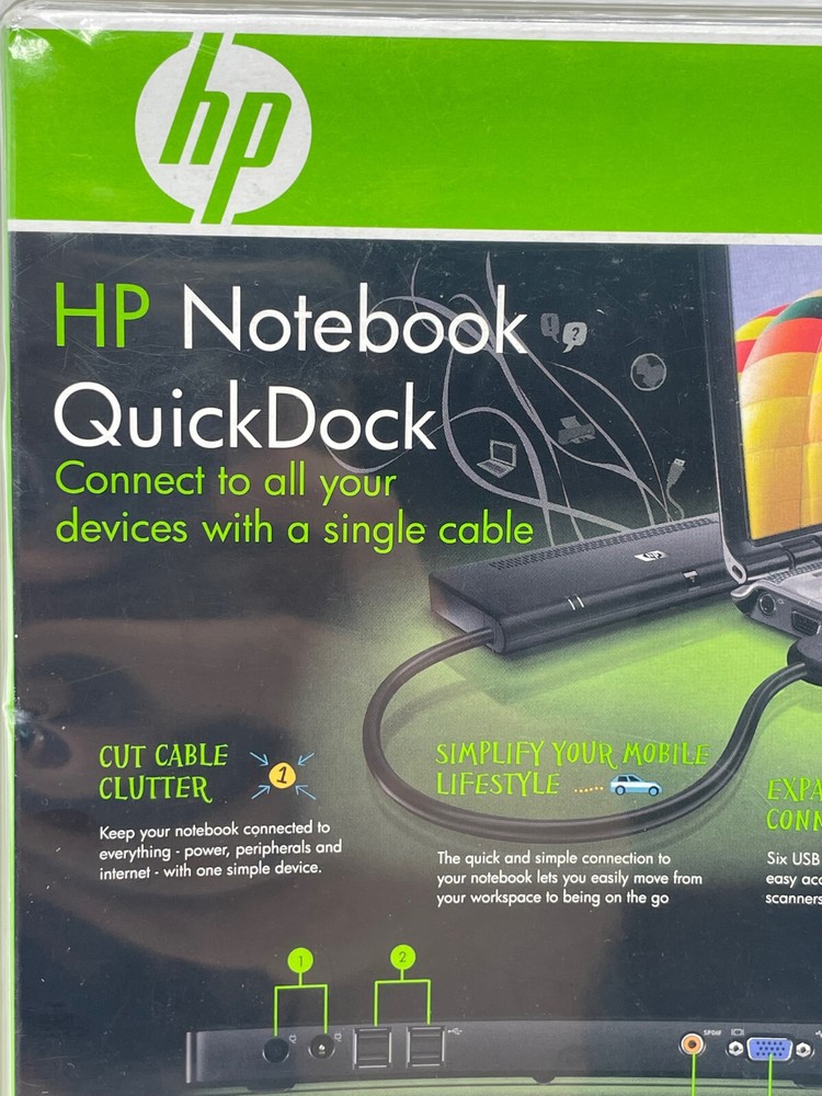 HP Notebook Quick Dock New Opened Package # KN744AA#ABA NEW