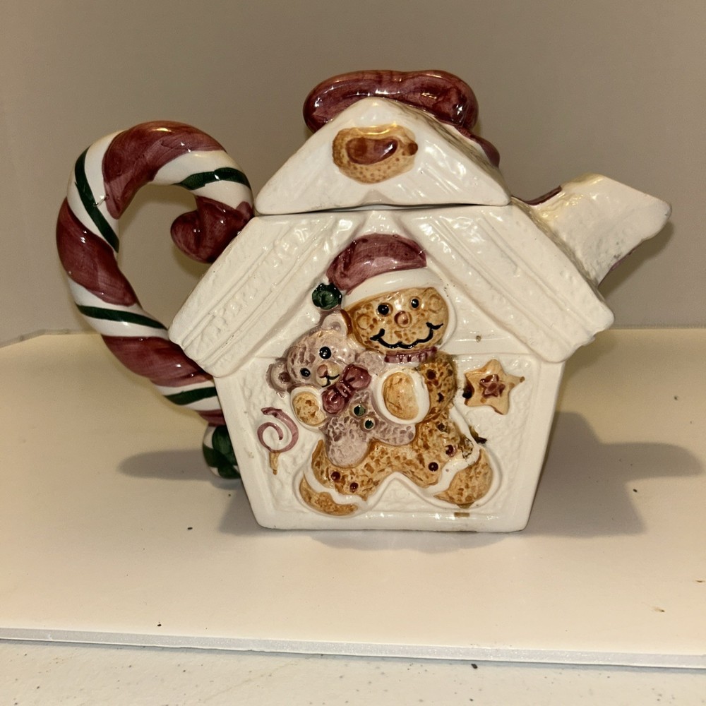 Christmas Tea Pot Ginger Bread Man