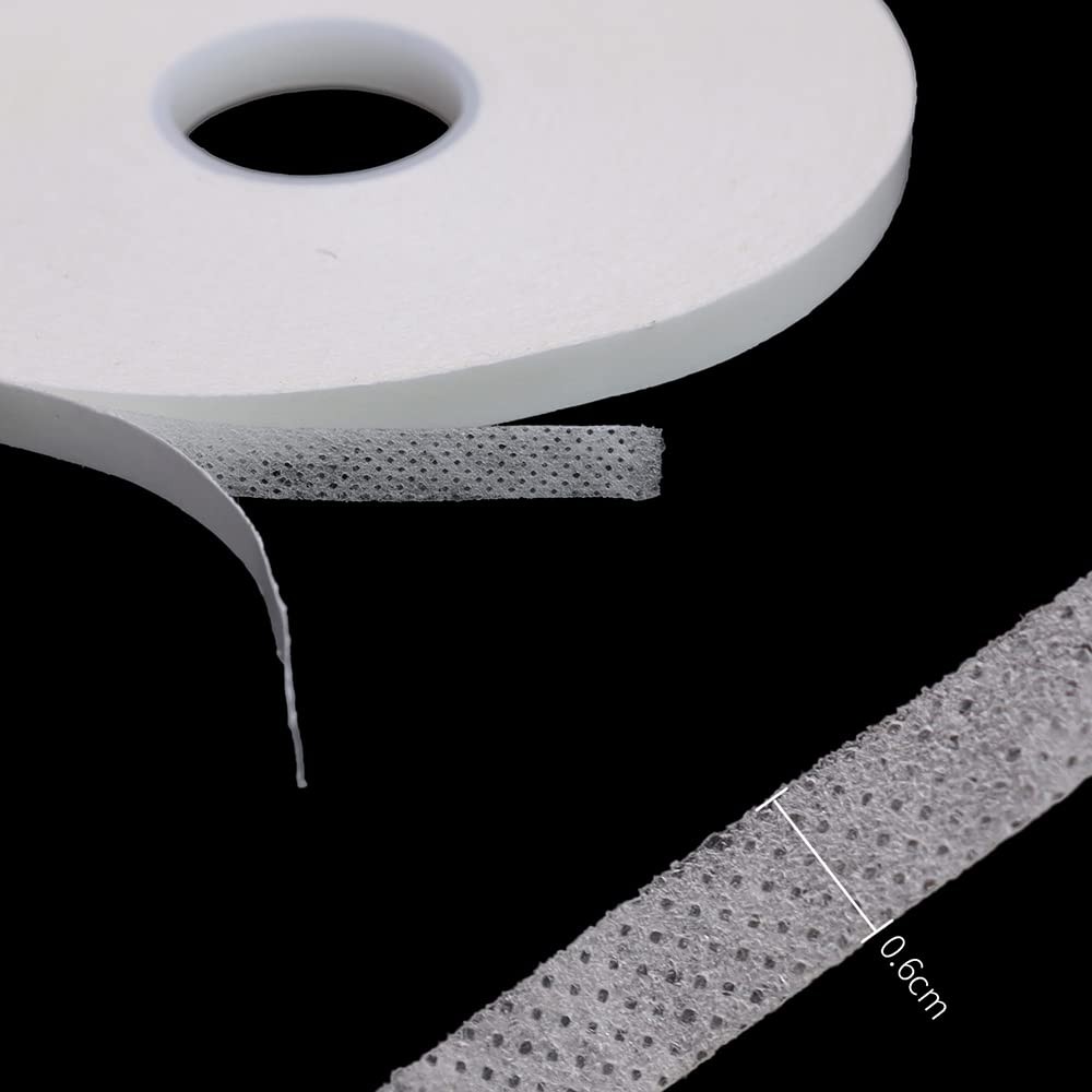 DGQ Quilting Tape, 2 Rolls - Wash Away, 1/4 Inch x 22 Yard, Double-Sided Adhesiv