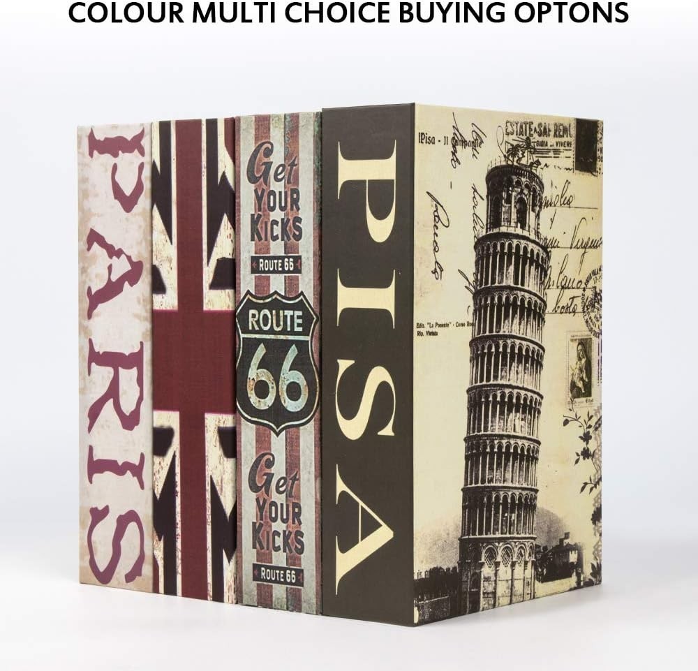 Compact 9.5" Hidden Lock Box with Combination Lock for Secure Valuables Storage