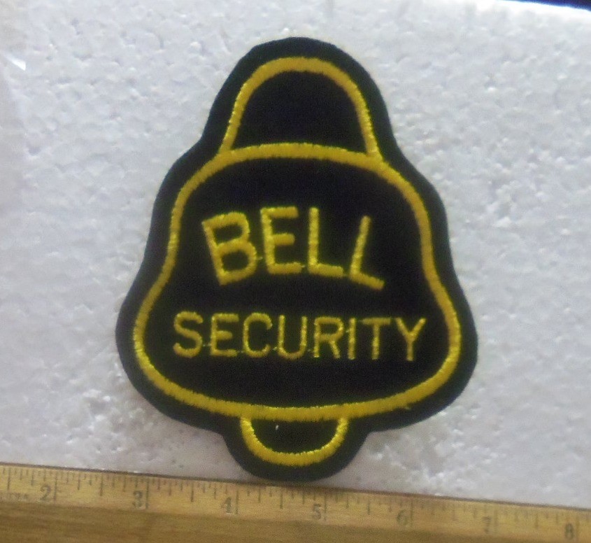Bell Security Embroidered Patch (NOS)