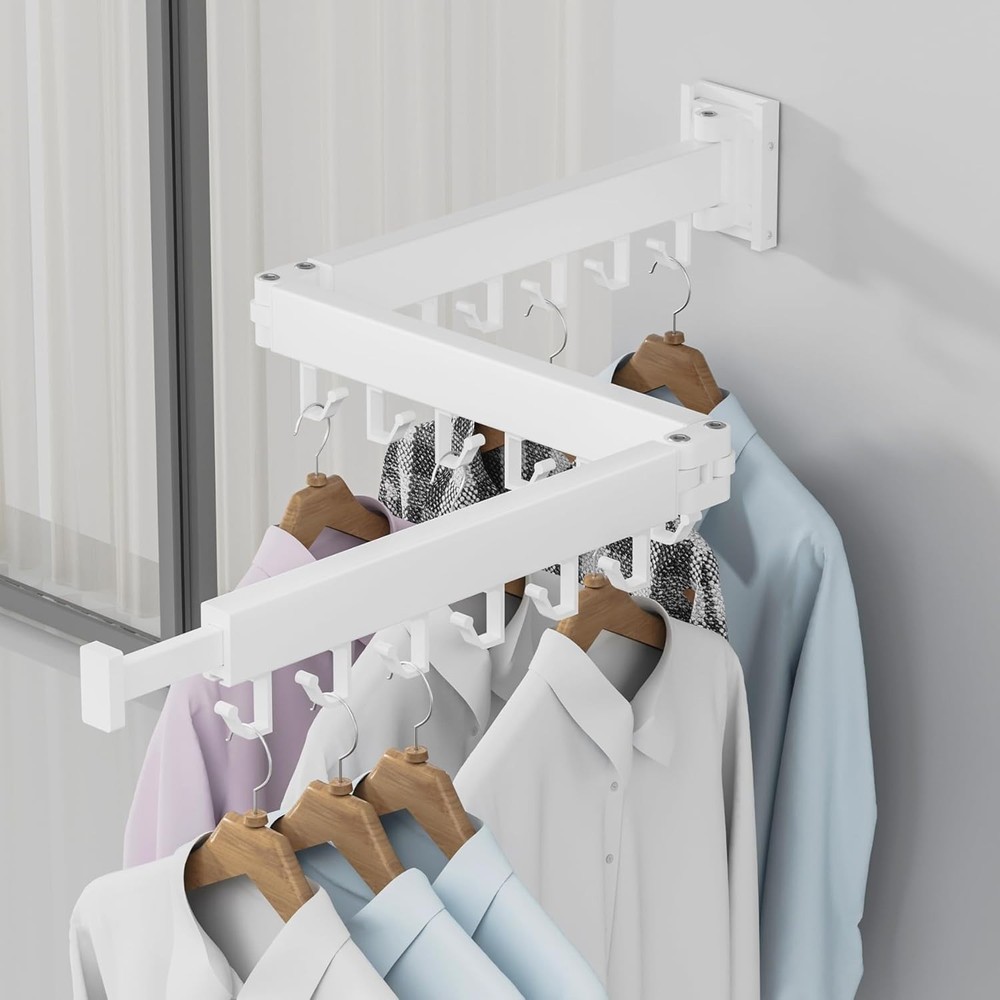 High-Quality Indoor Laundry Rack - Durable, Space-Efficient & Easy to Install