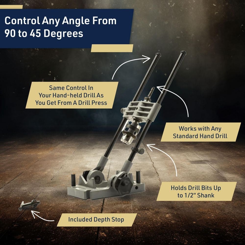 Portable Drill Guide Jig Precision Straight Angle Drilling Tool