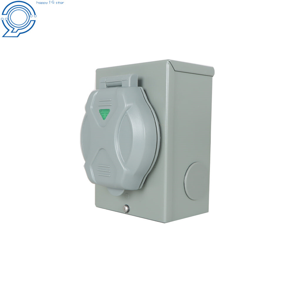 30 Amp Generator Power Inlet Box 4 Prong NEMA L14-30P/L14-30R 15FT 125/250V