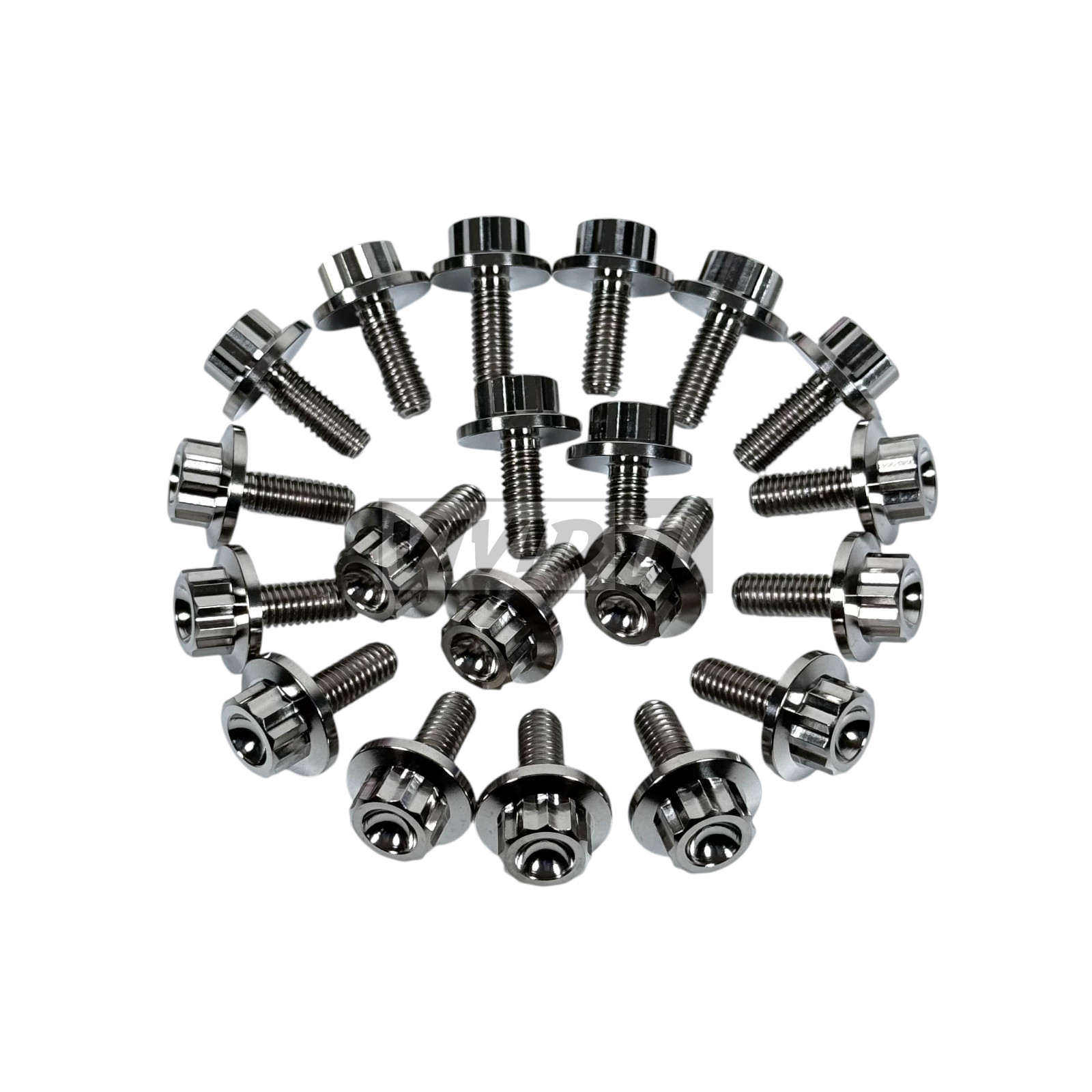 VividTi - 20 TITANIUM Engine dress up bolts m6x1.0 fenders headlight hood & More