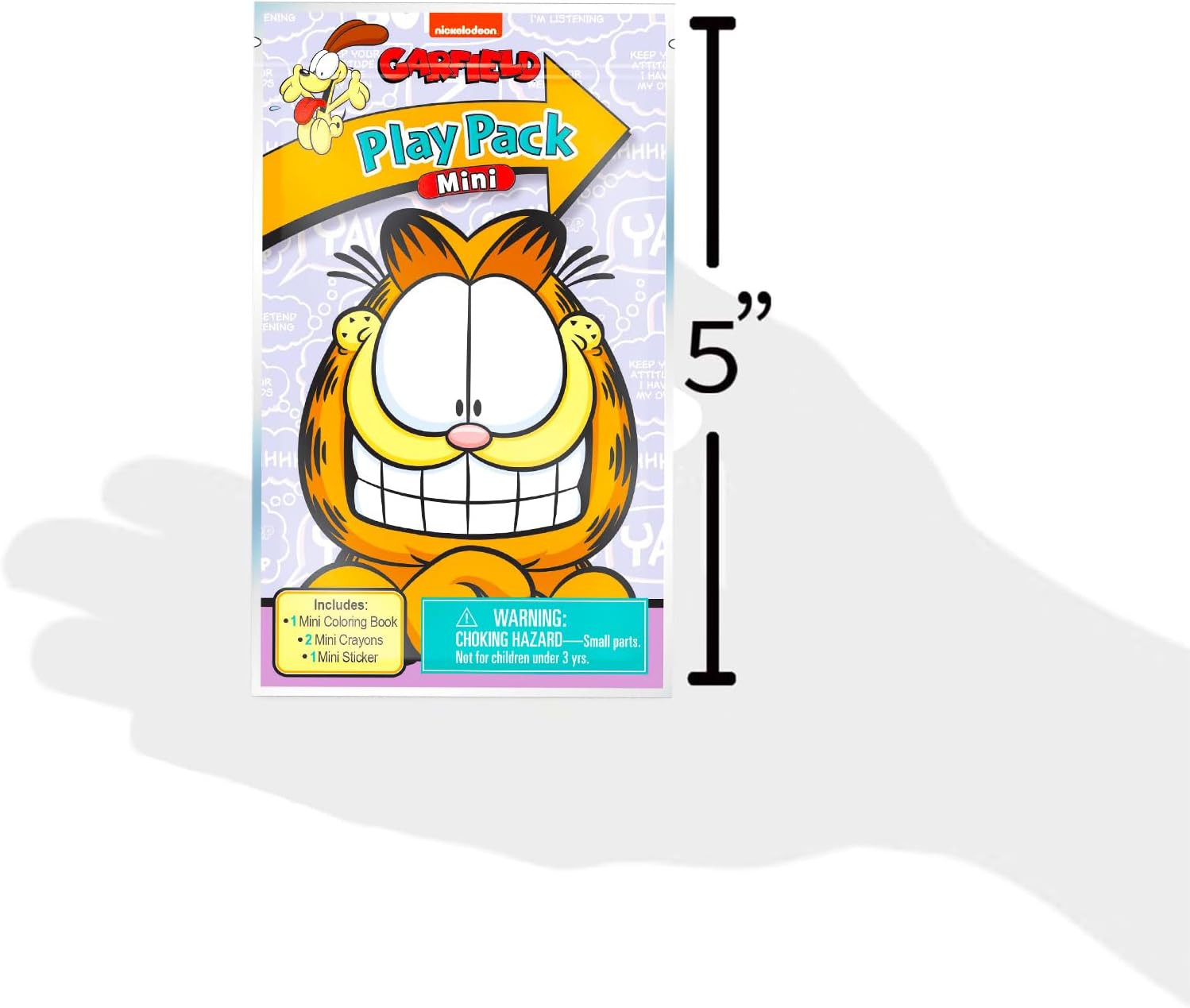 Garfield Mini Party Favors Set - Bundle with 24 Garfield Play Packs with Colorin