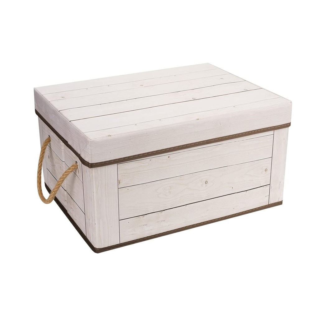 Livememory Memory Box for Keepsake, Decorative Storage Box with Lids and Handles