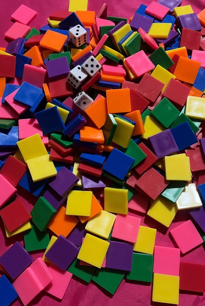 Small Plastic Squares Perfect for Math Teaching and Learning