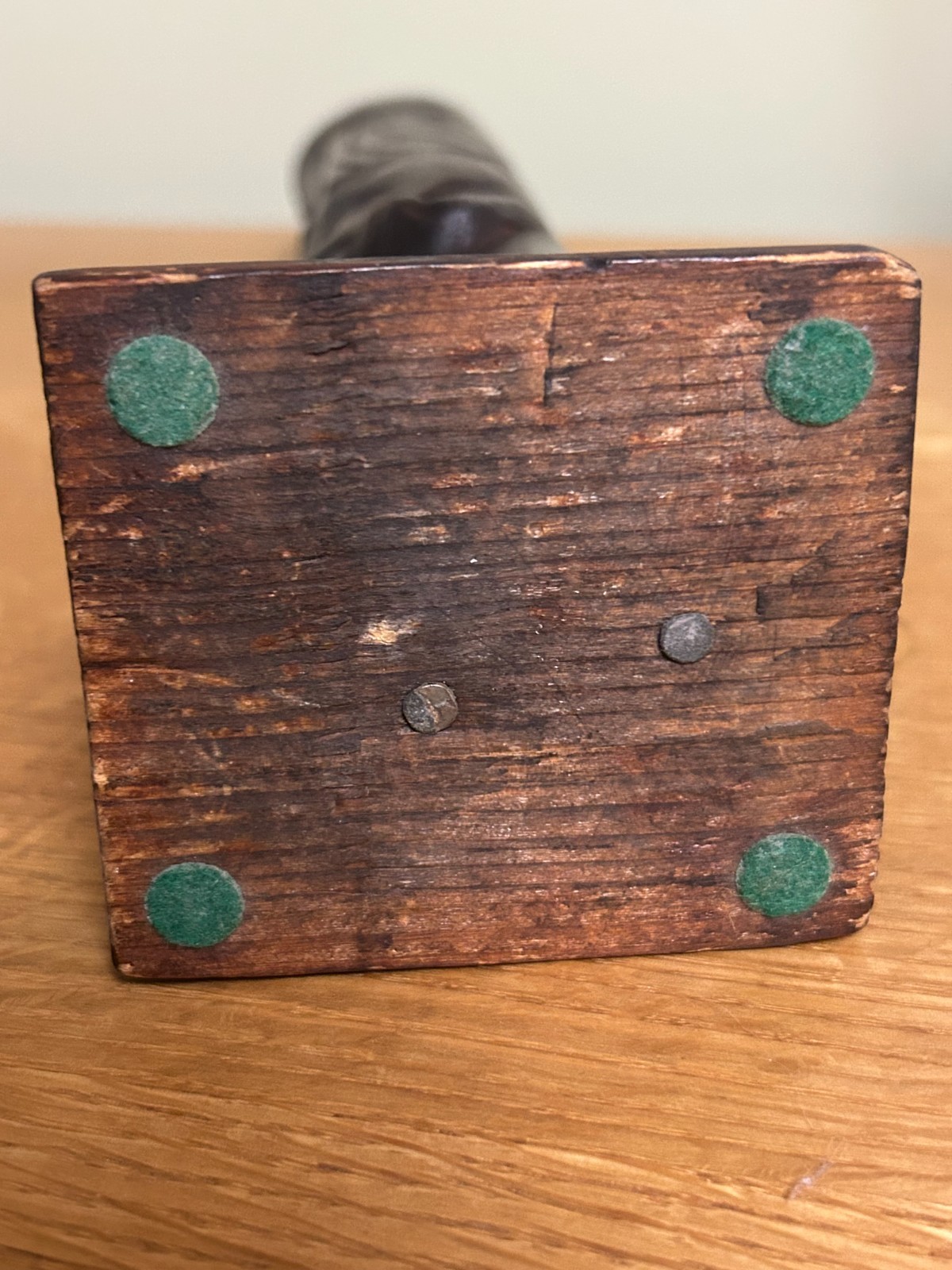 Tlingit Totem Pole with Abalone Inlays