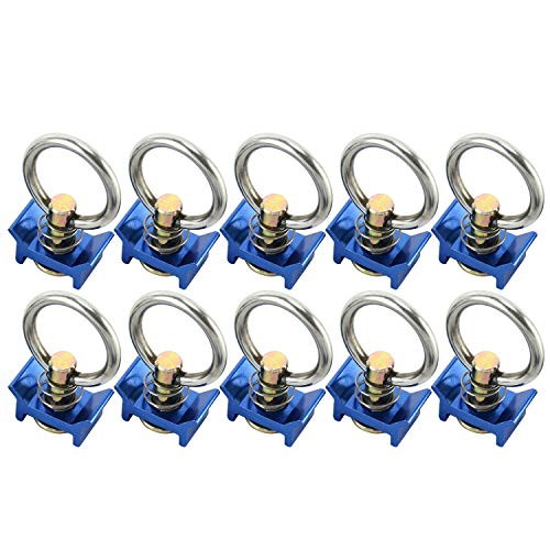 Single Stud L-Track Fitting with Round Ring 10 Pack